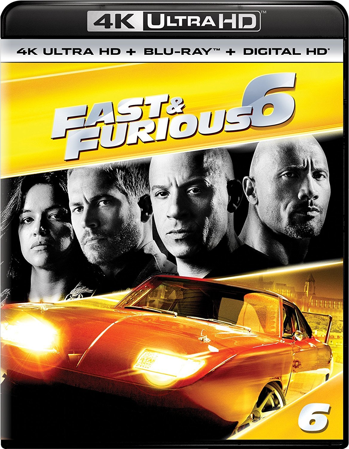 Fast & Furious 6 2013 (4K ULTRA HD + BLURAY)